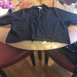 Avenue crop cardigan with 1/4 sleeves